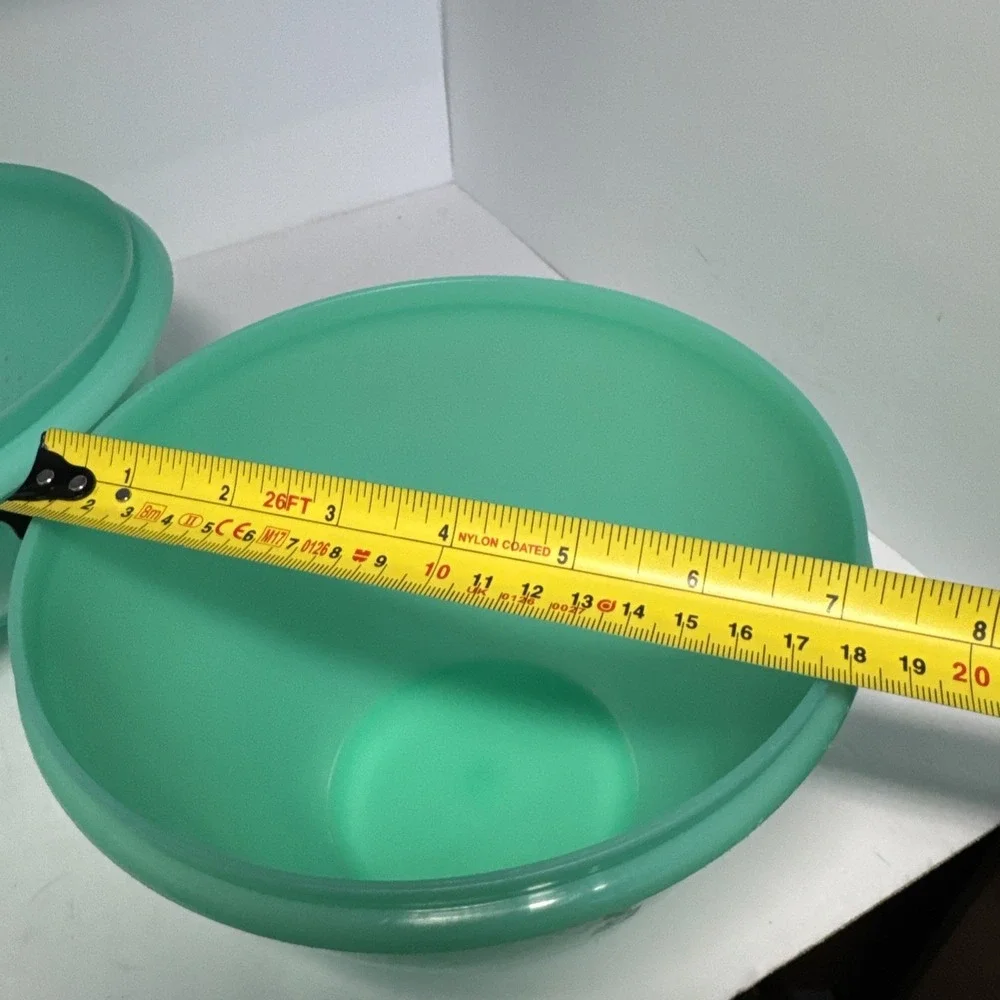 VTG Tupperware Lot 3 Crisp It Bowl‎ 679 Colander 339 Crisper 782 Jadeite Green